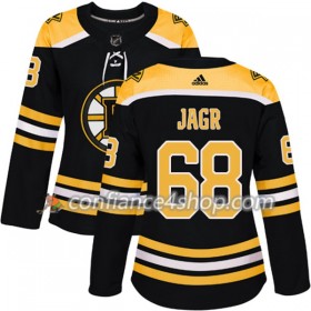 Adidas Maillot de Hockey Boston Bruins Jaromir Jagr 68 2017-2018 Noir Authentic - Femme